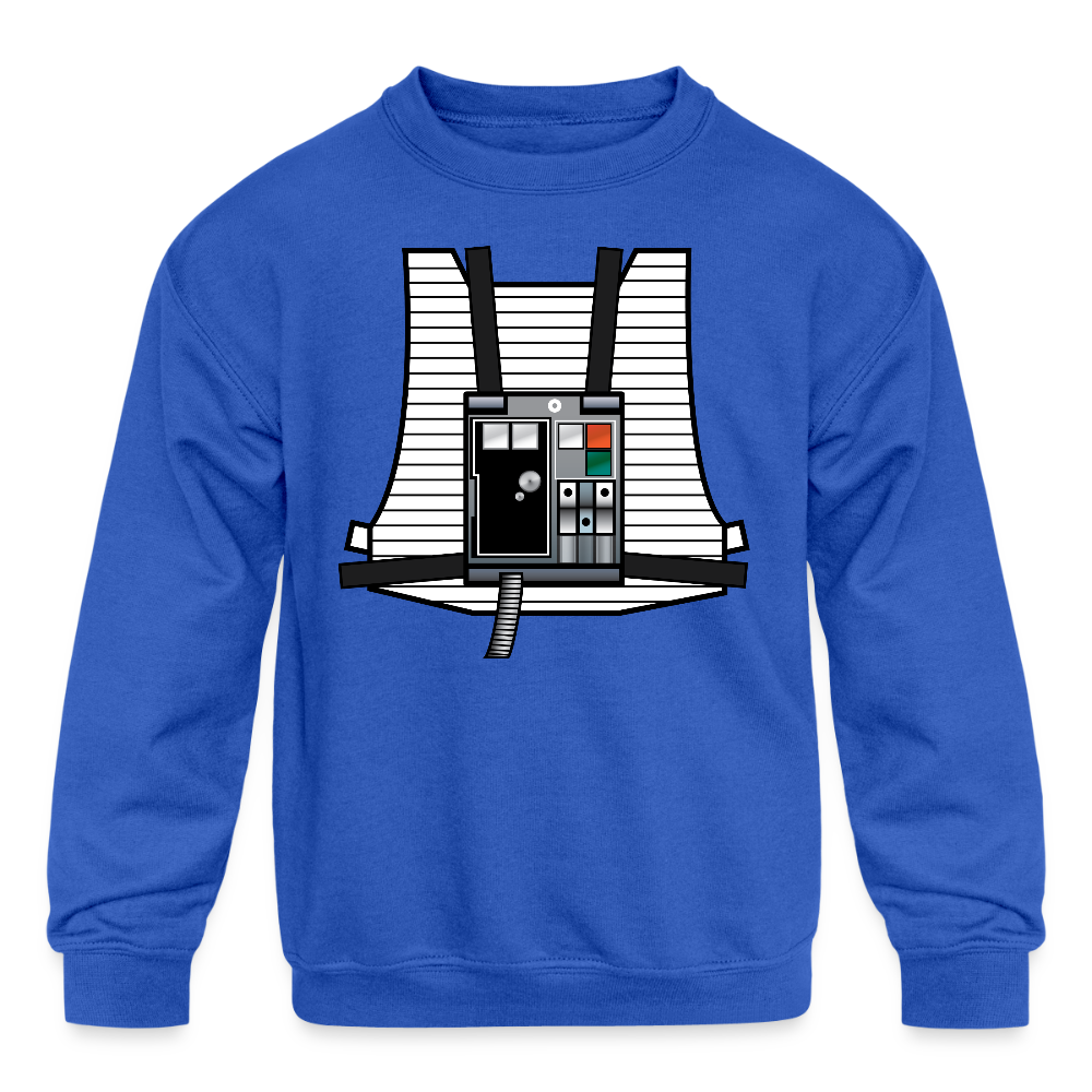 Stay on Target (Kids' Crewneck Sweatshirt) - royal blue