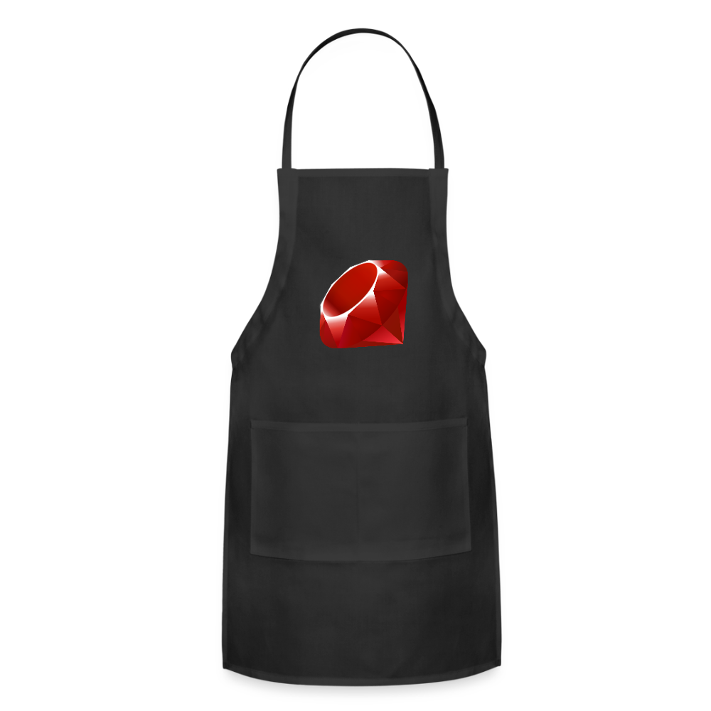 Ruby Logo (Adjustable Apron) - black