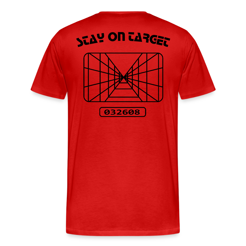 Stay on Target (Men's Premium T-Shirt) - red