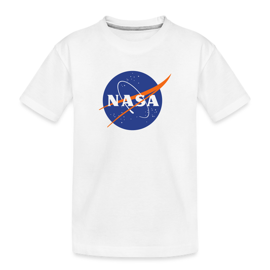 NASA Logo (Toddler Premium Organic T-Shirt) - white