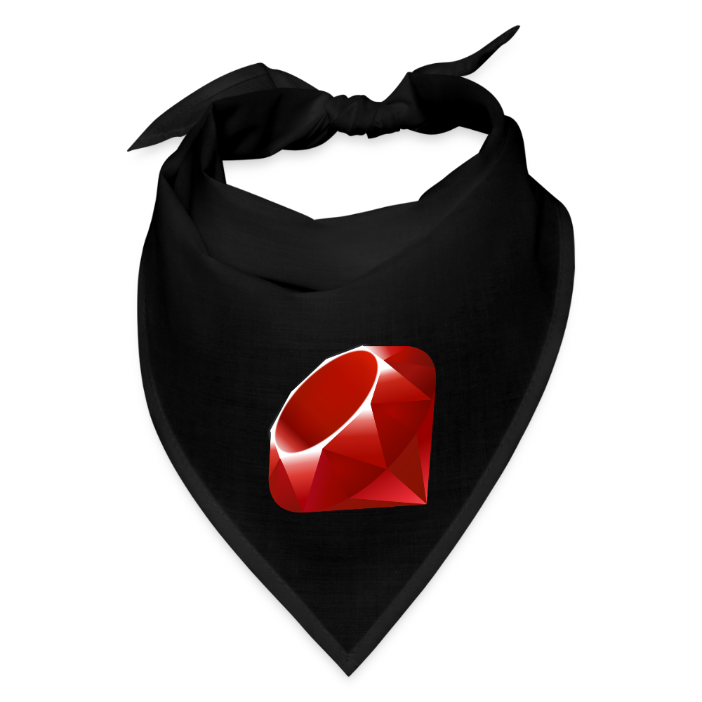 Ruby Logo (Bandana) - black
