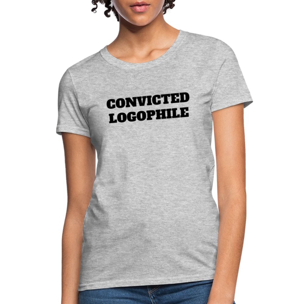 Logophile (Women's T-Shirt) - heather gray