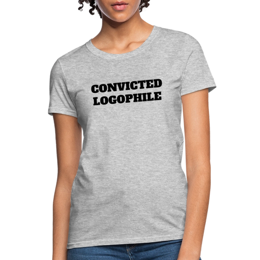 Logophile (Women's T-Shirt) - heather gray