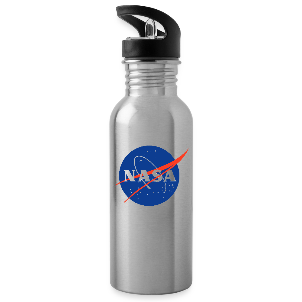 NASA Logo (Water Bottle) - silver