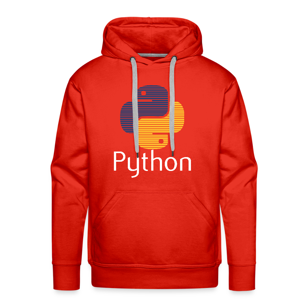 Python Logo - Blinds (Men’s Premium Hoodie) - red