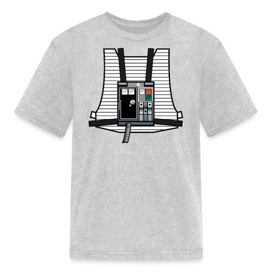 Stay on Target (Kids' T-Shirt) - heather gray