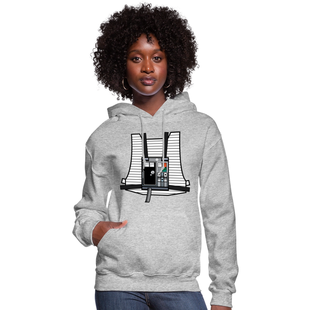Stay on Target (Women's Hoodie) - heather gray