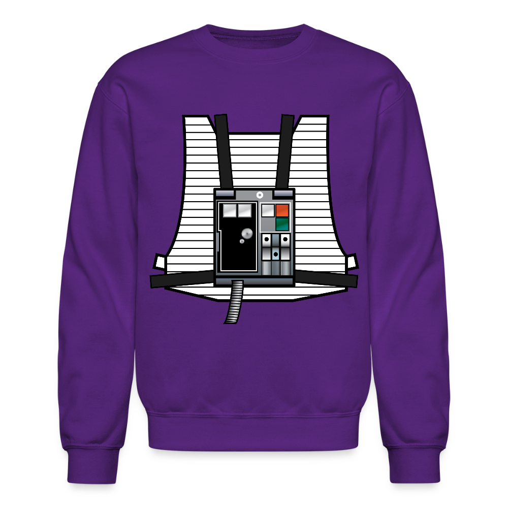 Stay on Target (Crewneck Sweatshirt) - purple
