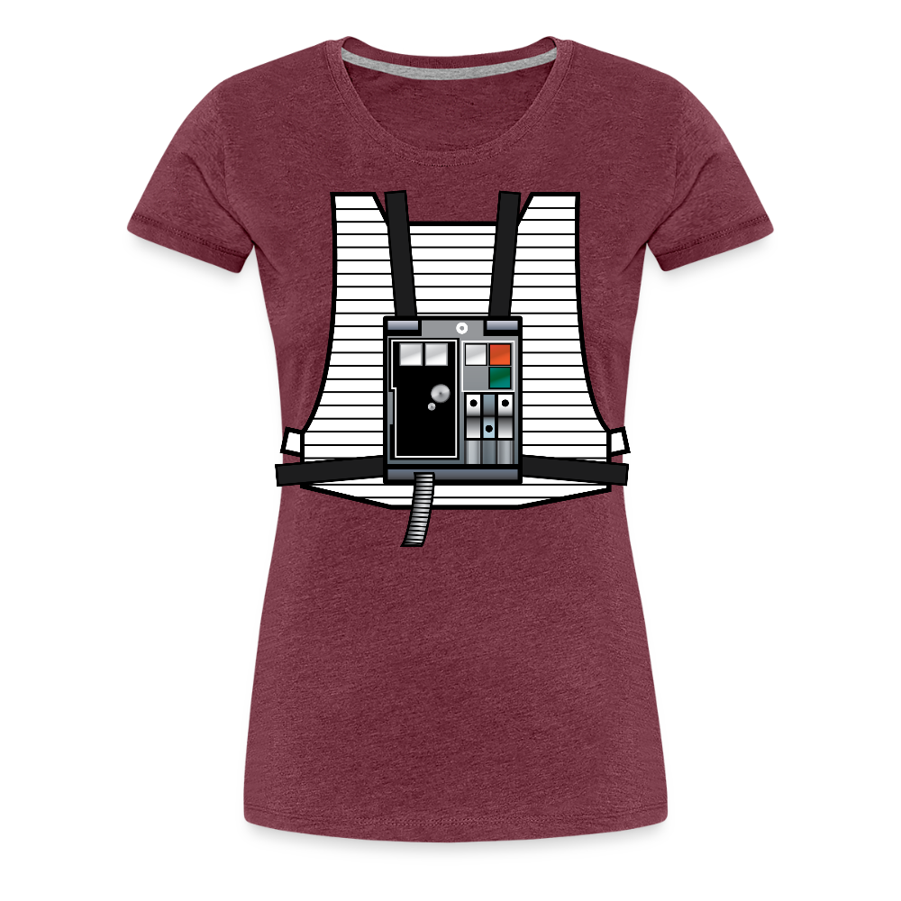 Stay on Target (Women’s Premium T-Shirt) - heather burgundy