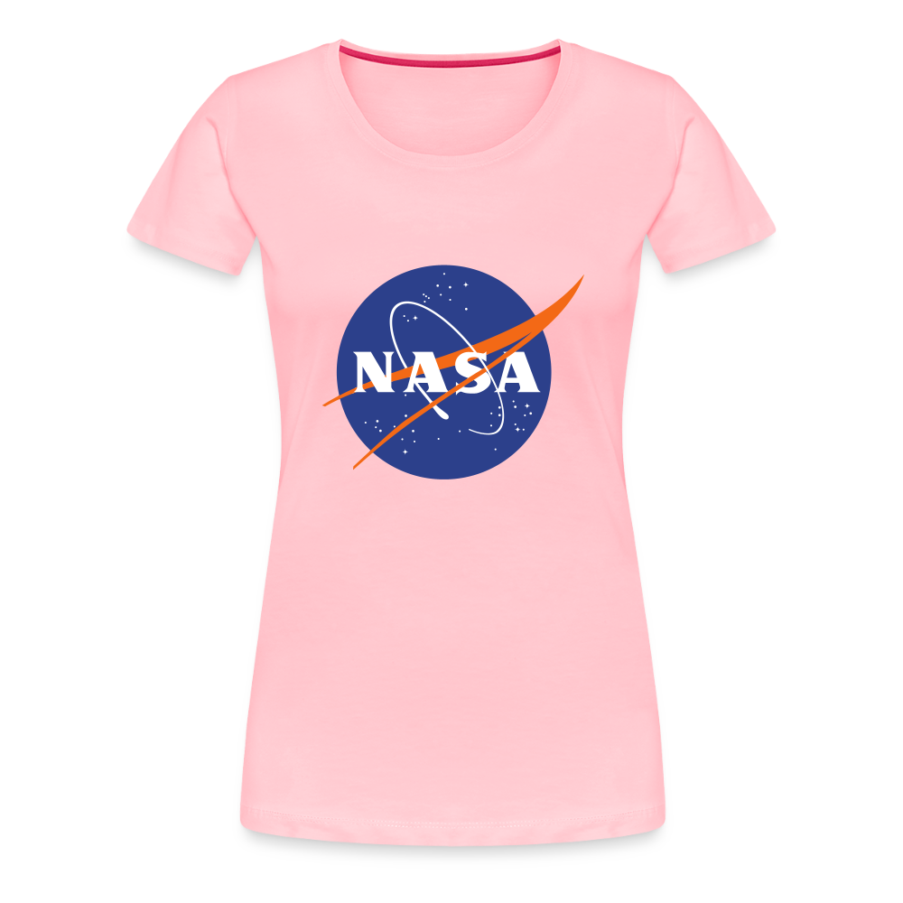 NASA Logo (Women’s Premium T-Shirt) - pink