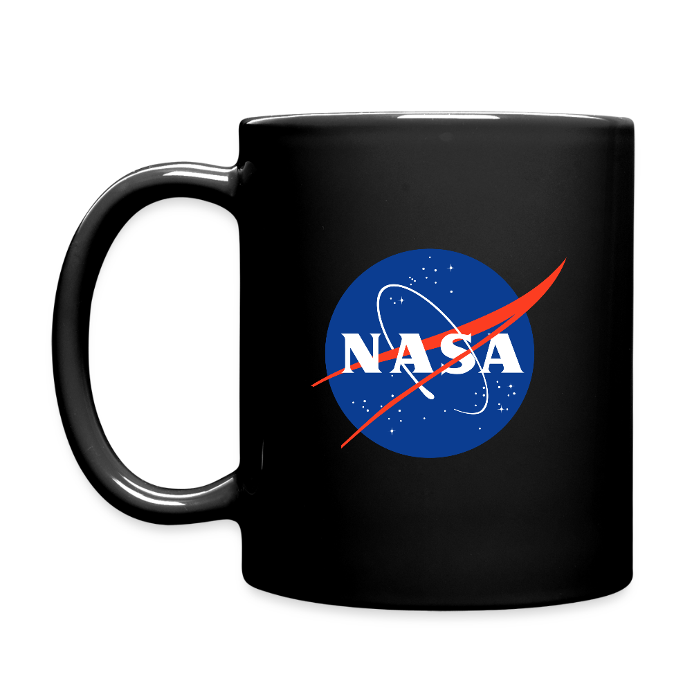 NASA Logo (Full Color Mug) - black