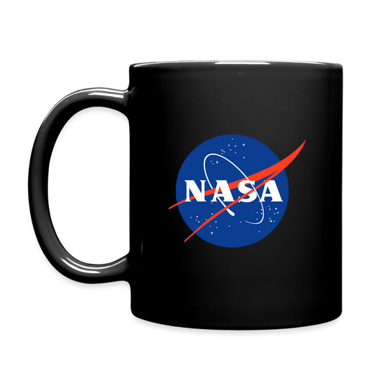 NASA Logo (Full Color Mug) - black
