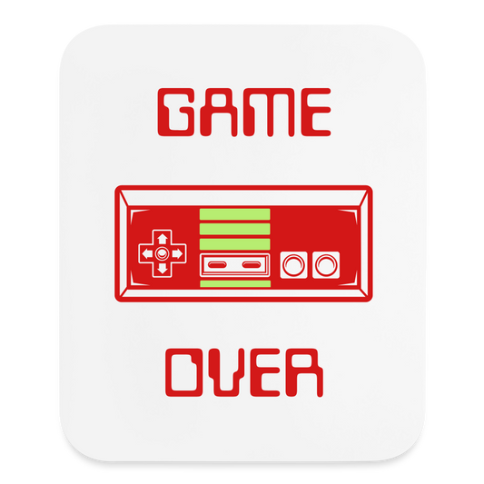 Game Over (Mouse pad Vertical) - white