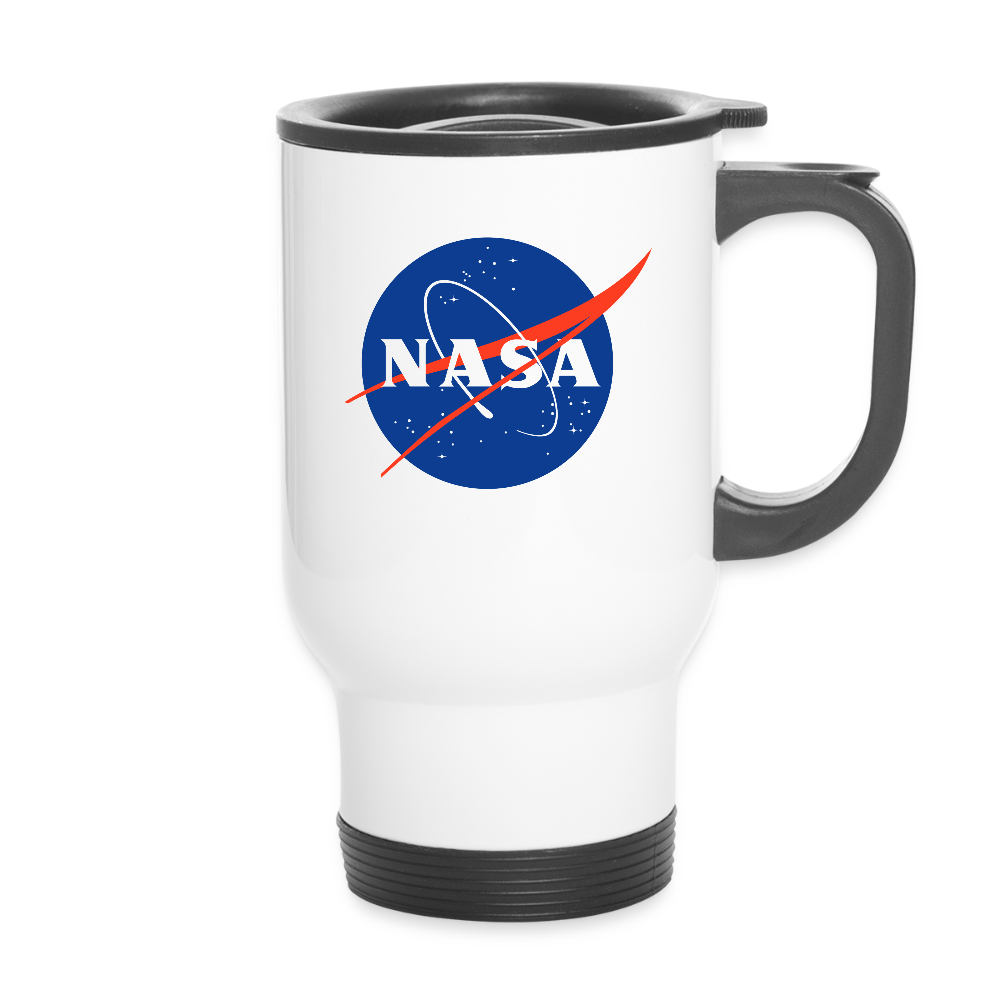 NASA Logo (Travel Mug) - white