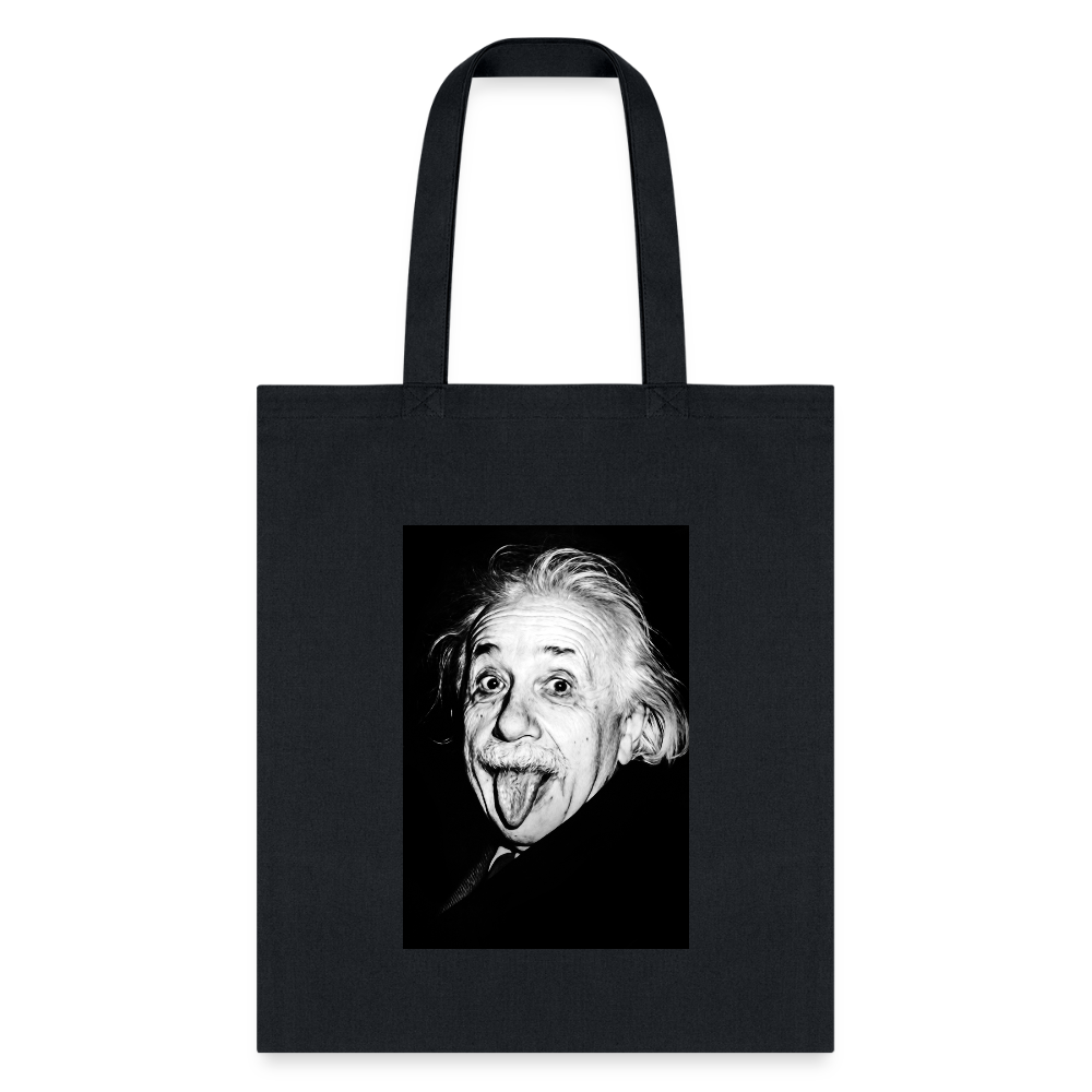 Silly Einstein (Tote Bag) - black