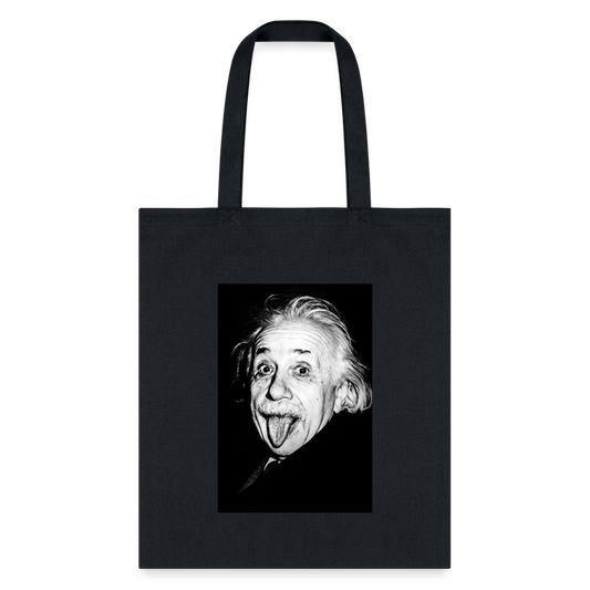Silly Einstein (Tote Bag) - black