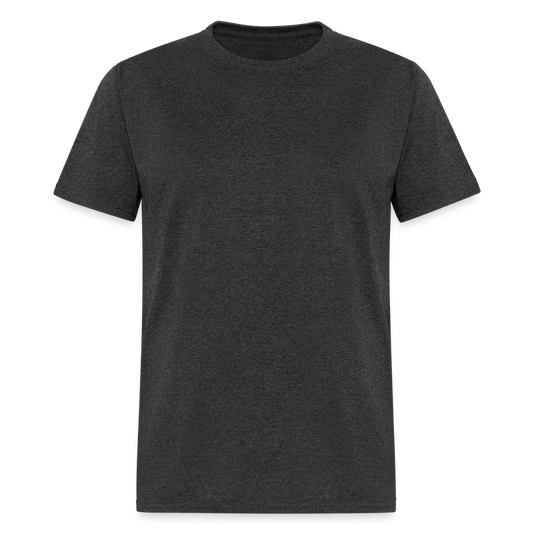 Basic Tee - S, M, L (Men's T-Shirt) - heather black