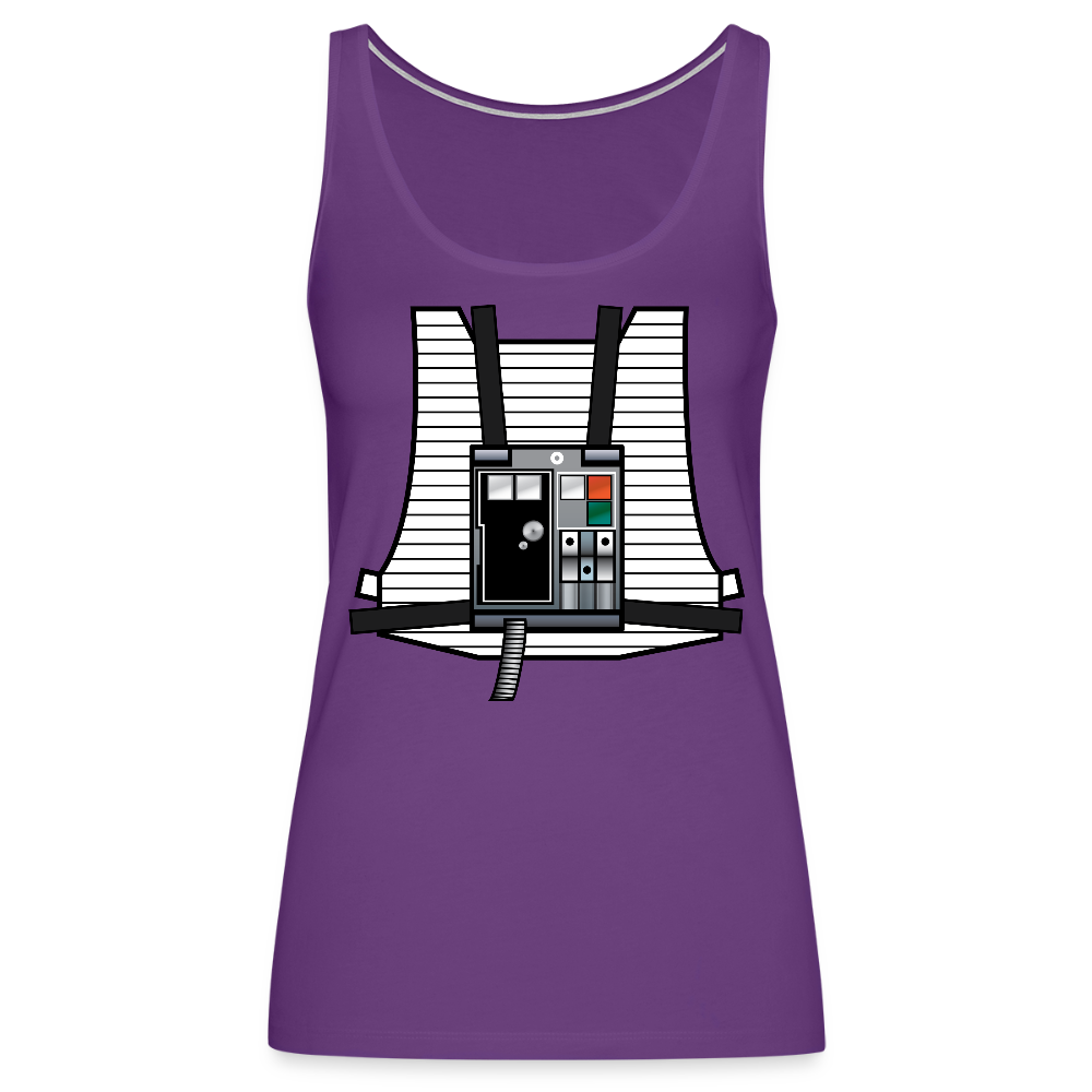 Stay on Target (Women’s Premium Tank Top) - purple