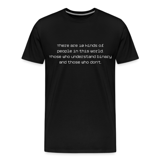 Binary People (Men's Premium T-Shirt) - black