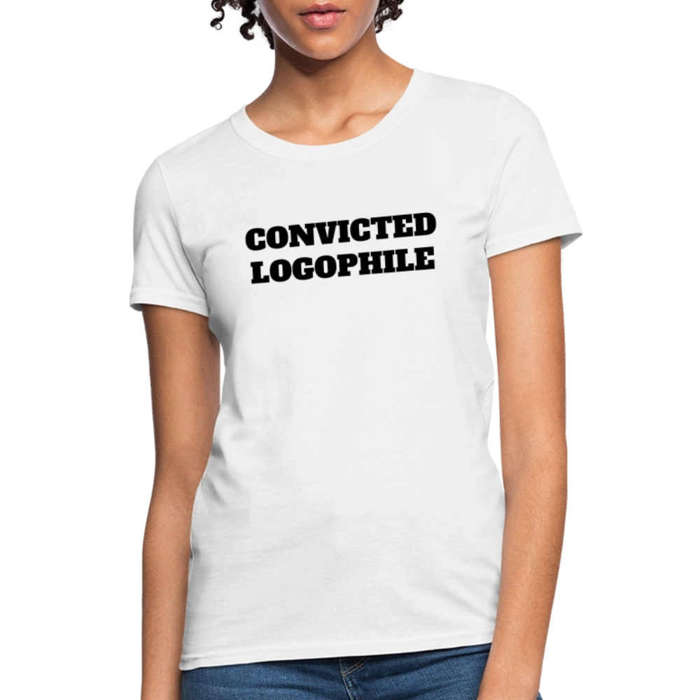 Logophile (Women's T-Shirt) - white