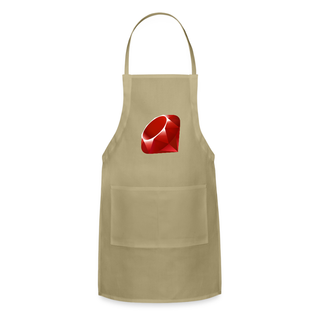 Ruby Logo (Adjustable Apron) - khaki