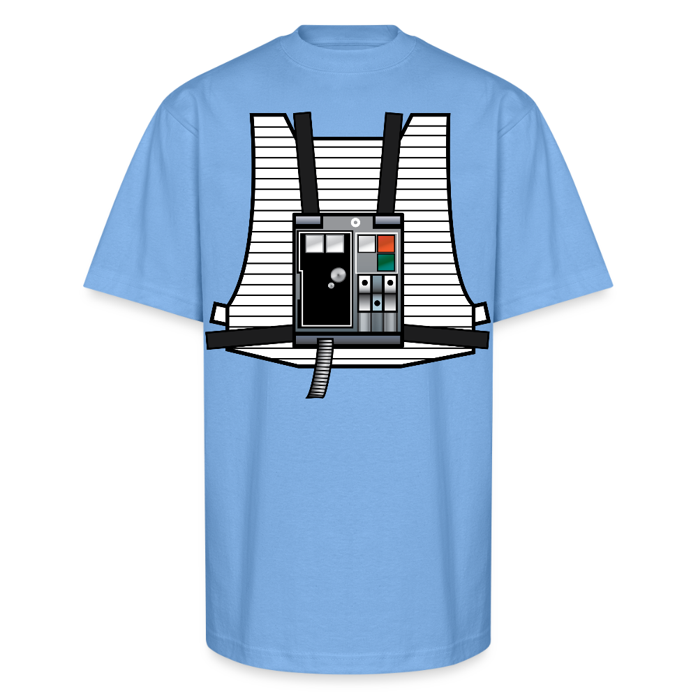 Stay on Target (Unisex Oversized Heavyweight T-Shirt) - sky blue