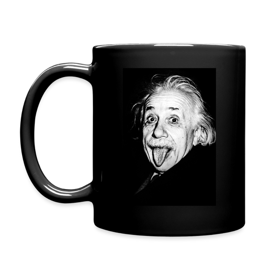Silly Einstein (Full Color Mug) - black