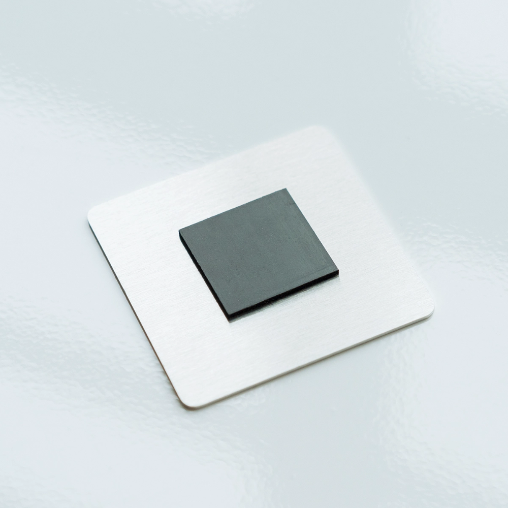 Stay on Target (Square Magnet) - white