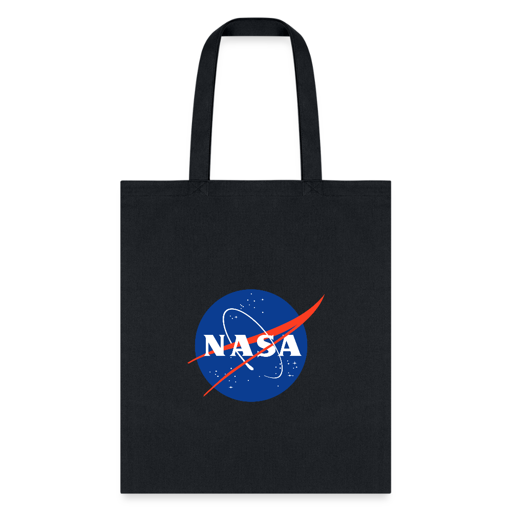 NASA Logo (Tote Bag) - black