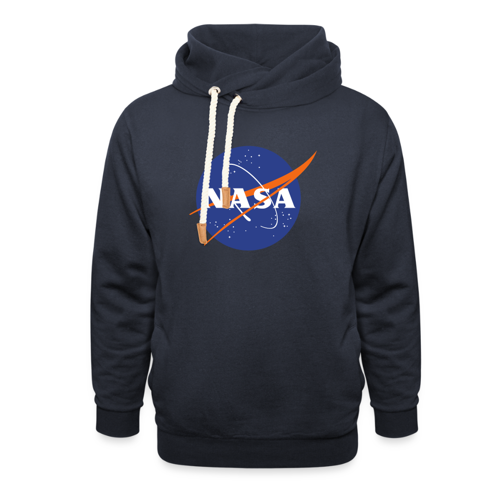 NASA Logo (Shawl Collar Hoodie) - navy