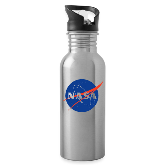 NASA Logo (Water Bottle) - silver