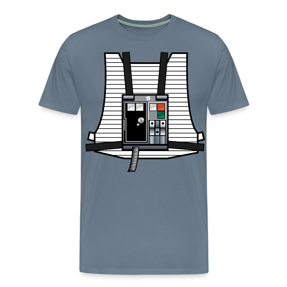 Stay on Target (Men's Premium T-Shirt) - steel blue