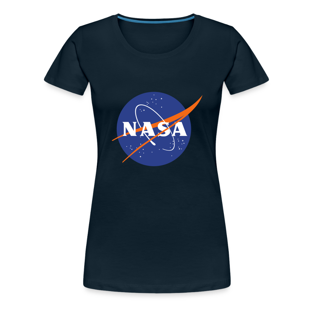 NASA Logo (Women’s Premium T-Shirt) - deep navy