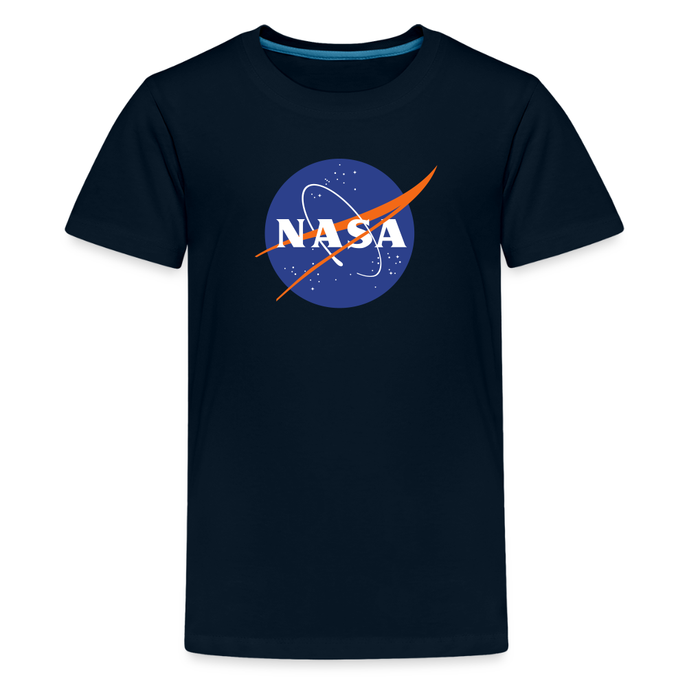 NASA Logo (Kids' Premium T-Shirt) - deep navy