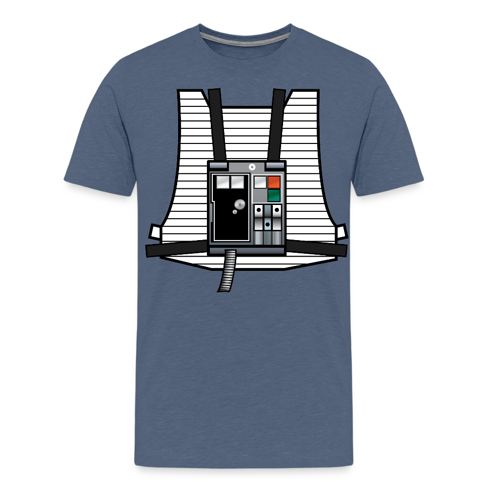 Stay on Target (Men's Premium T-Shirt) - heather blue