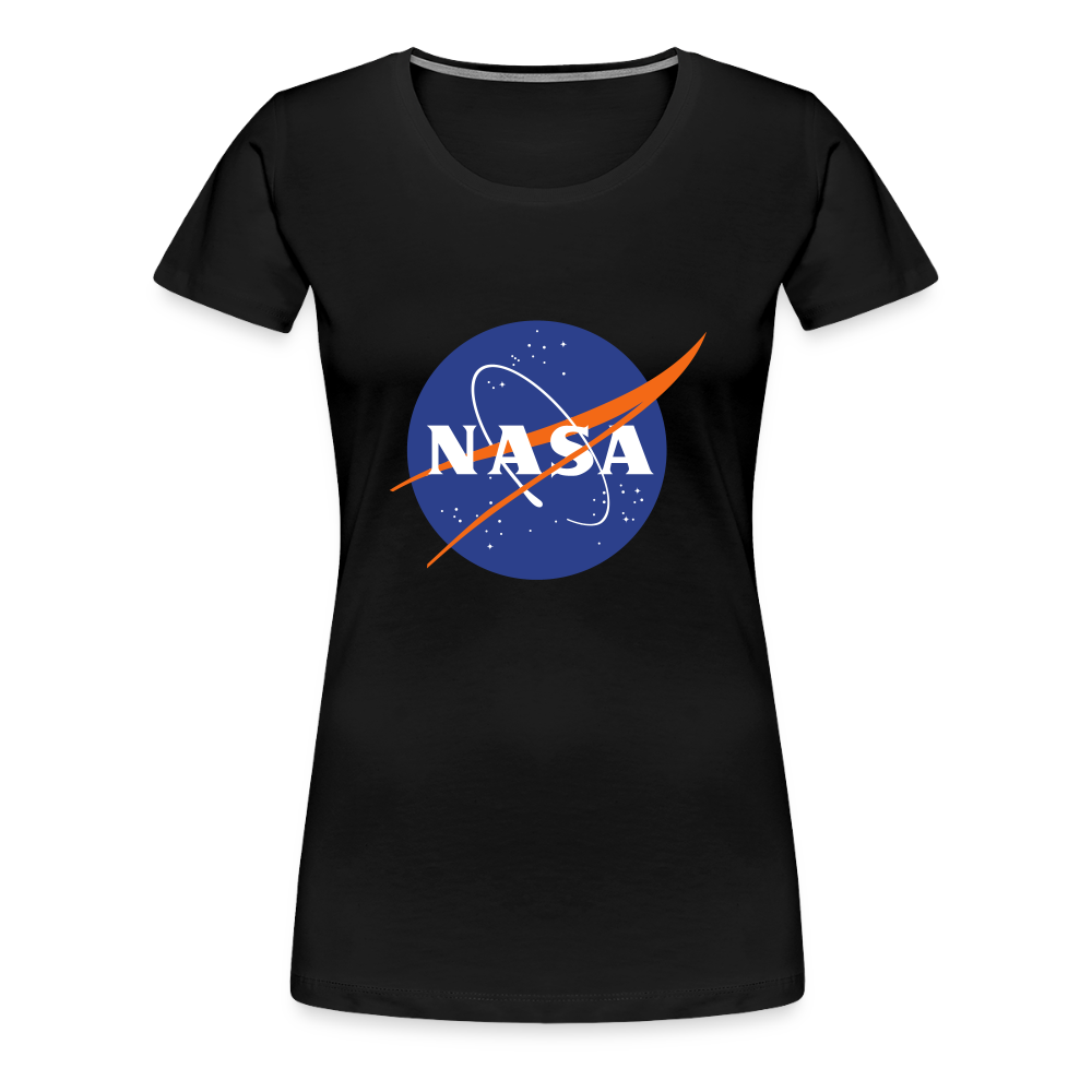 NASA Logo (Women’s Premium T-Shirt) - black