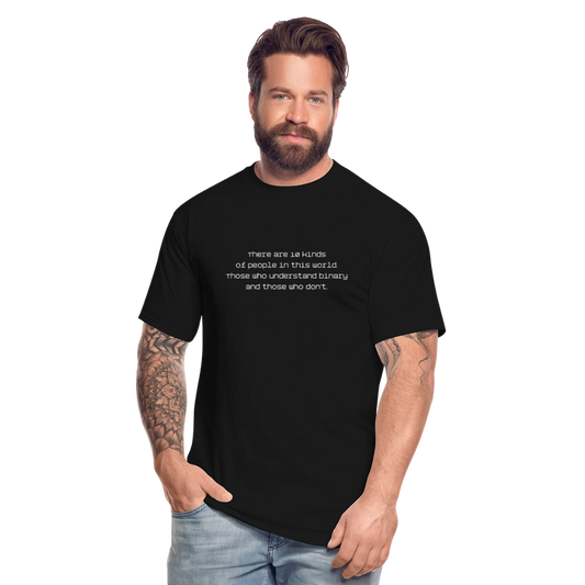 Binary People (Men's Tall T-Shirt) - black