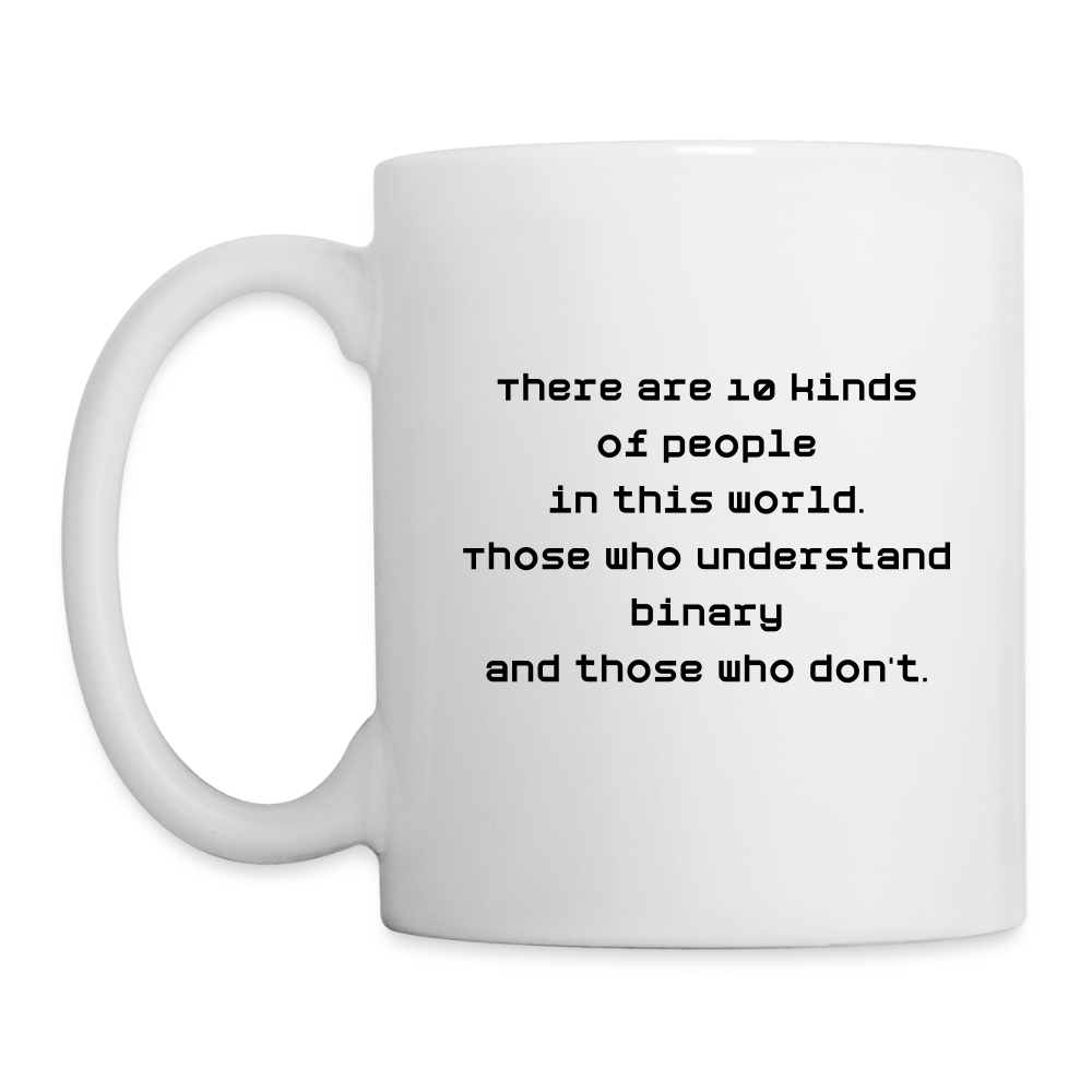 Binary People (Coffee/Tea Mug) - white