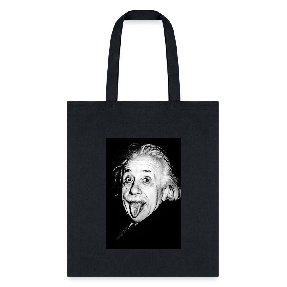 Silly Einstein (Tote Bag) - black