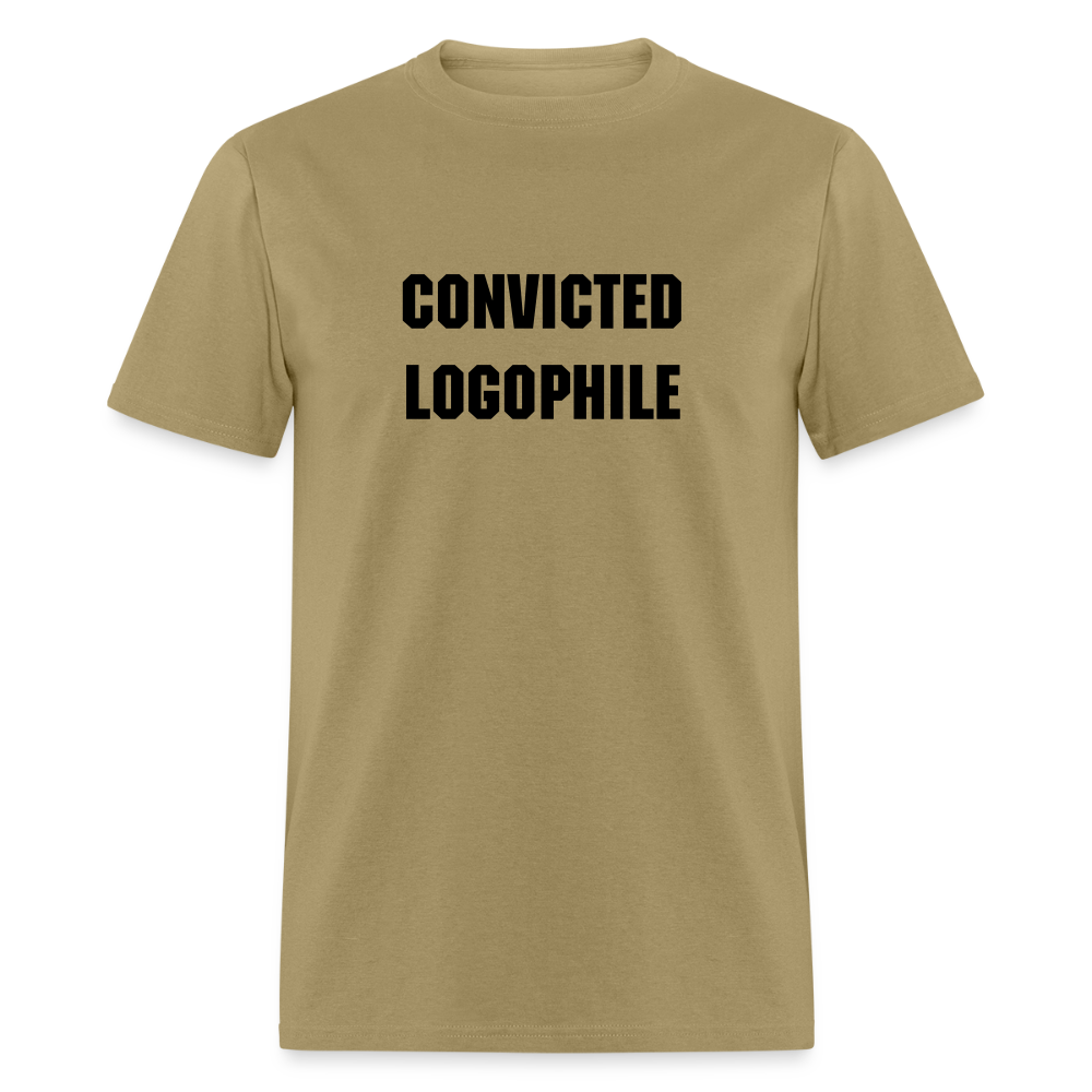 Logophile (Men's T-Shirt) - khaki