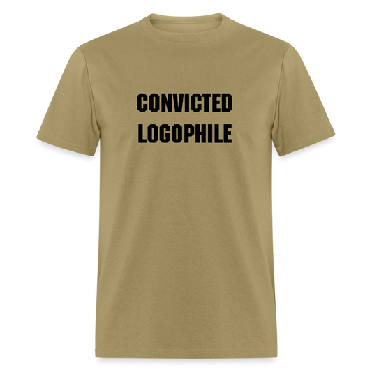 Logophile (Men's T-Shirt) - khaki