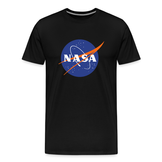 NASA Logo (Men's Premium T-Shirt) - black