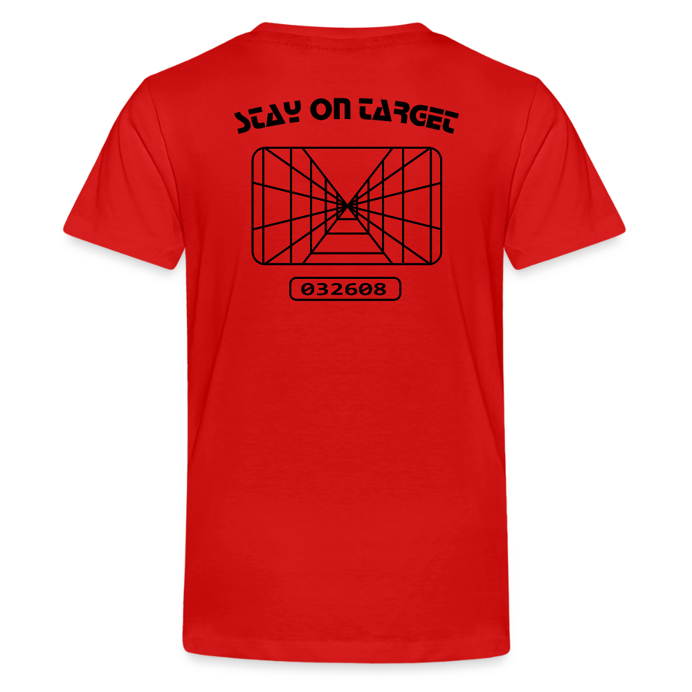 Stay On Target (Kids' Premium T-Shirt) - red