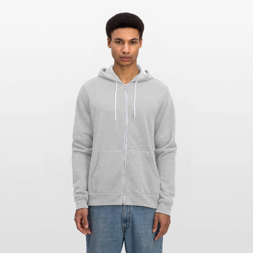 Nerd Labs Original Logo (Zip Hoodie) - heather gray