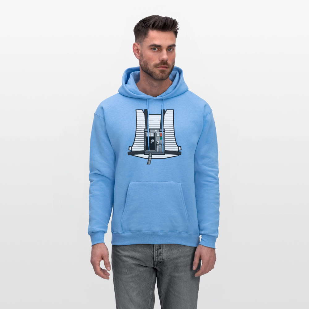 Stay on Target (Men's Hoodie) - carolina blue