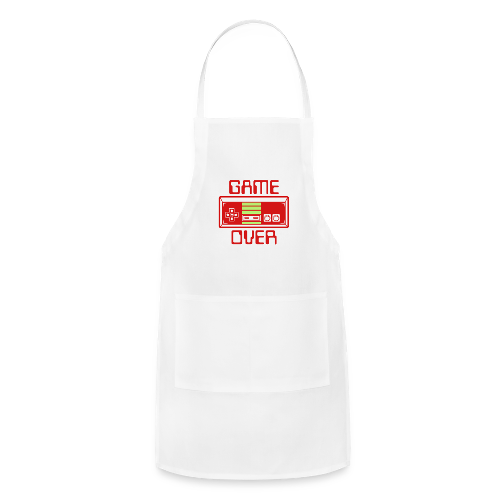 Game Over (Adjustable Apron) - white