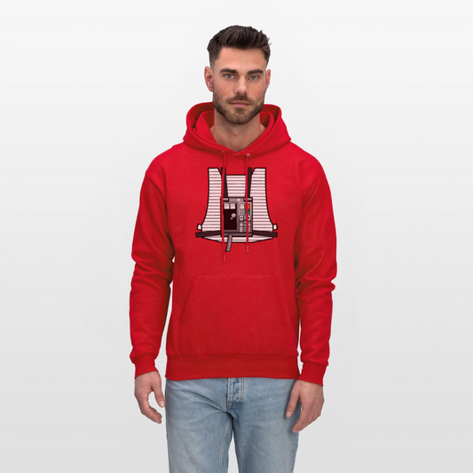 Stay on Target (Men's Hoodie) - red