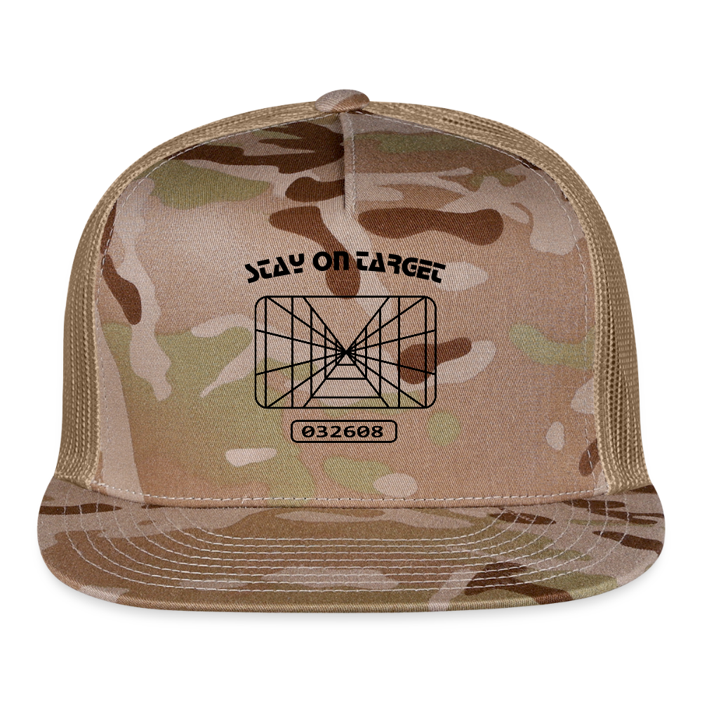 Stay on Target (Trucker Hat) - MultiCam\tan