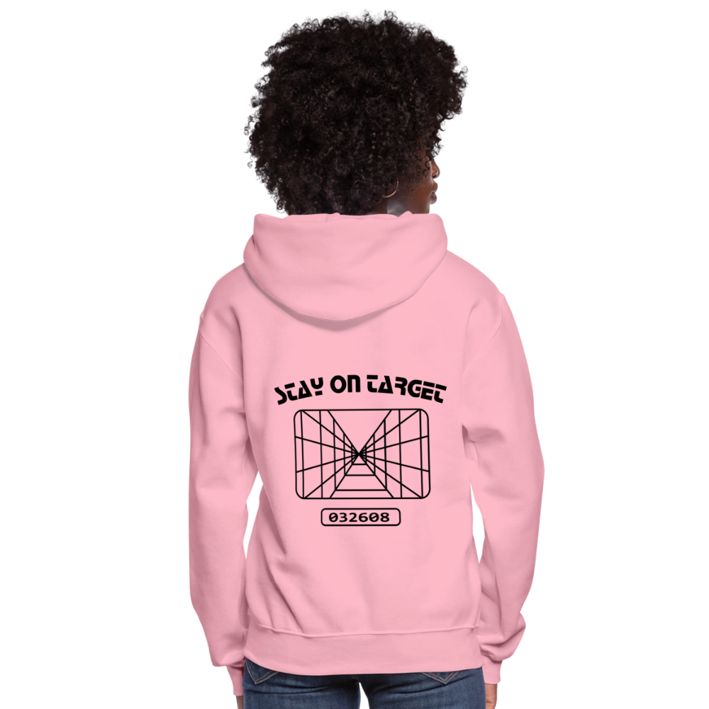 Stay on Target (Women's Hoodie) - classic pink