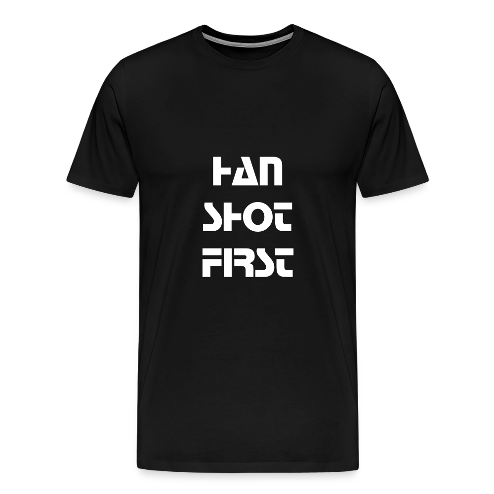 Han Shot First (Men's Premium T-Shirt) - black